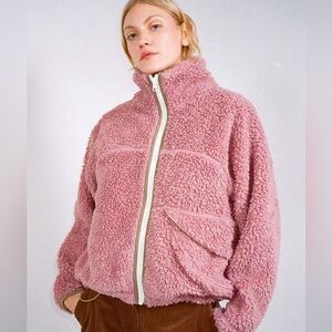 Sandy Liang Pink Cashi Fleece M